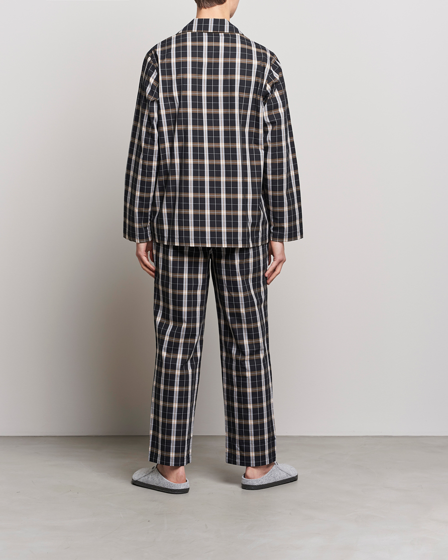 Herren | Schlafanzüge & Bademäntel | BOSS BLACK | Urban Checked Pyjama Set Black/Beige