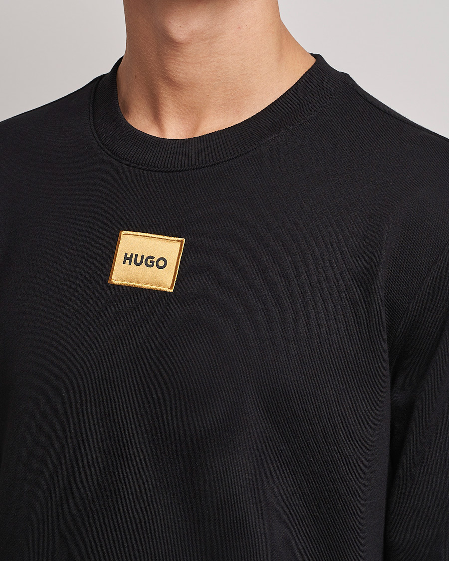 Herren | Pullover | HUGO | Diragol Crew Neck Sweatshirt Black