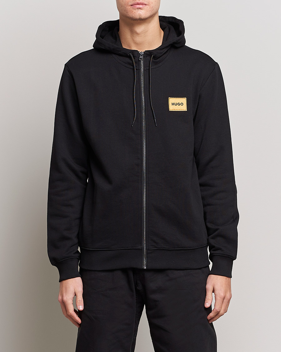 Herren |  | HUGO | Daple Full Zip Hoodie Black