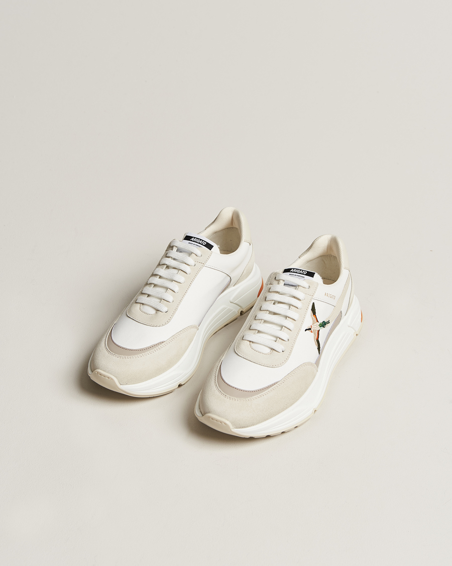 Herren | Axel Arigato Rush Bee Bird Runner White/Cremino | Axel Arigato | Rush Bee Bird Runner White/Cremino