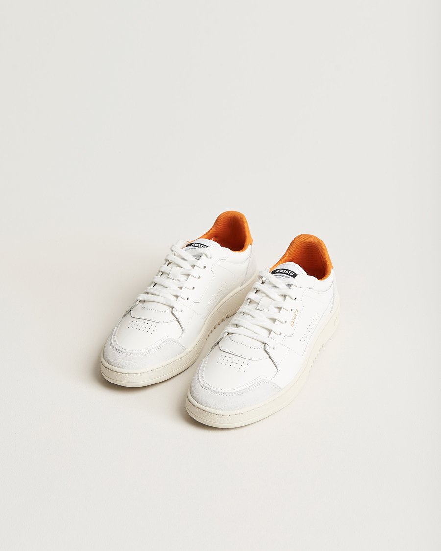 Herren | Axel Arigato Dice Lo Sneaker White/Orange | Axel Arigato | Dice Lo Sneaker White/Orange