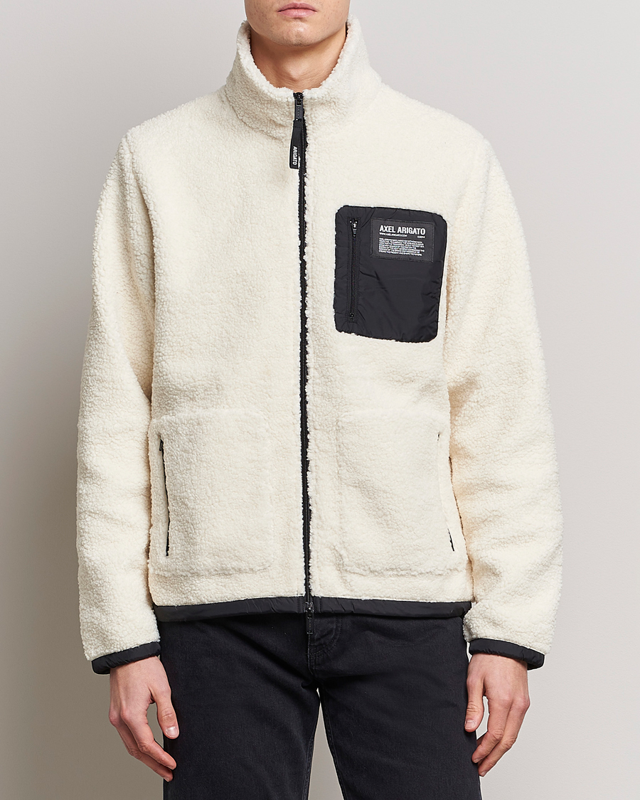 Herren | Contemporary Creators | Axel Arigato | Billie Fleece Jacket Ecru