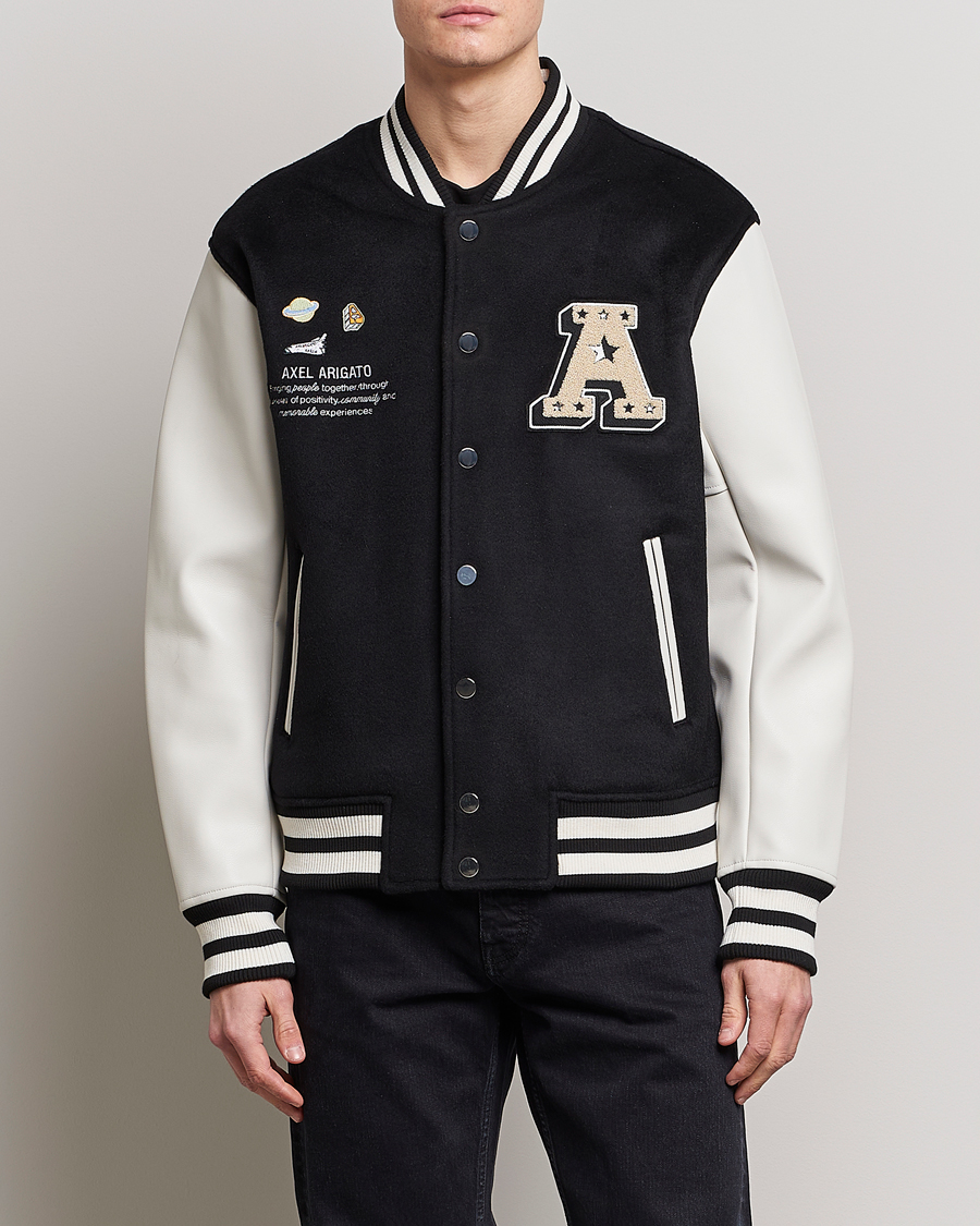 Herren | Blousons | Axel Arigato | Arigato Space Academy Varsity Jacket Black