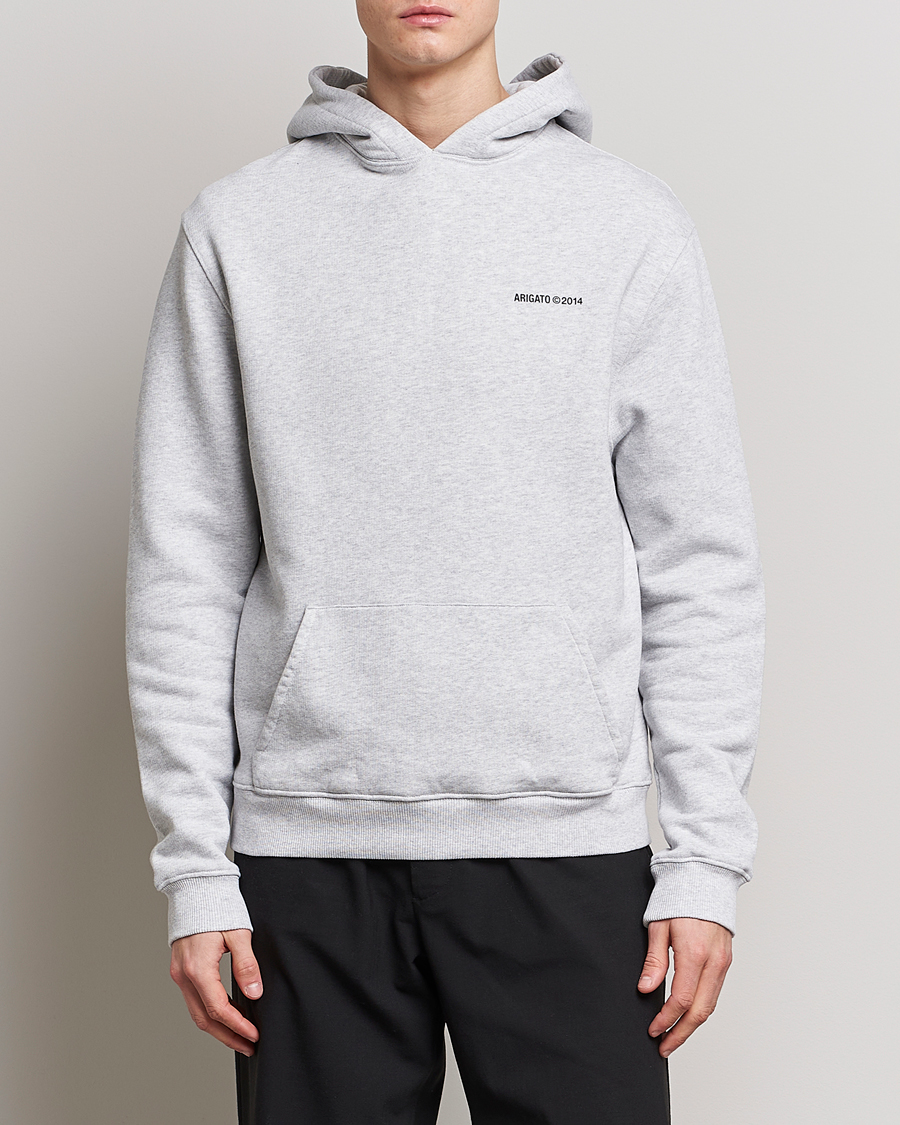 Herren |  | Axel Arigato | Monogram Hoodie Grey Melange