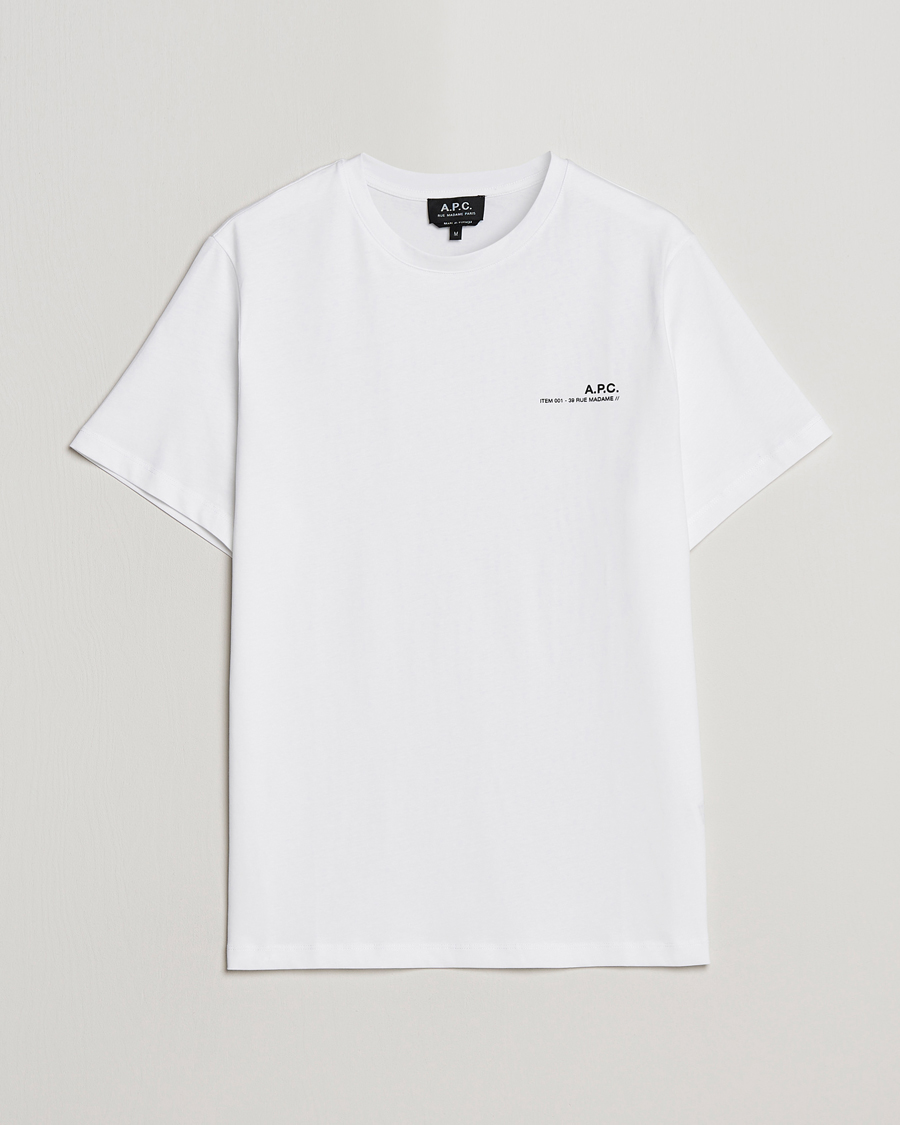 Herren | A.P.C. | A.P.C. | Item T-Shirt White