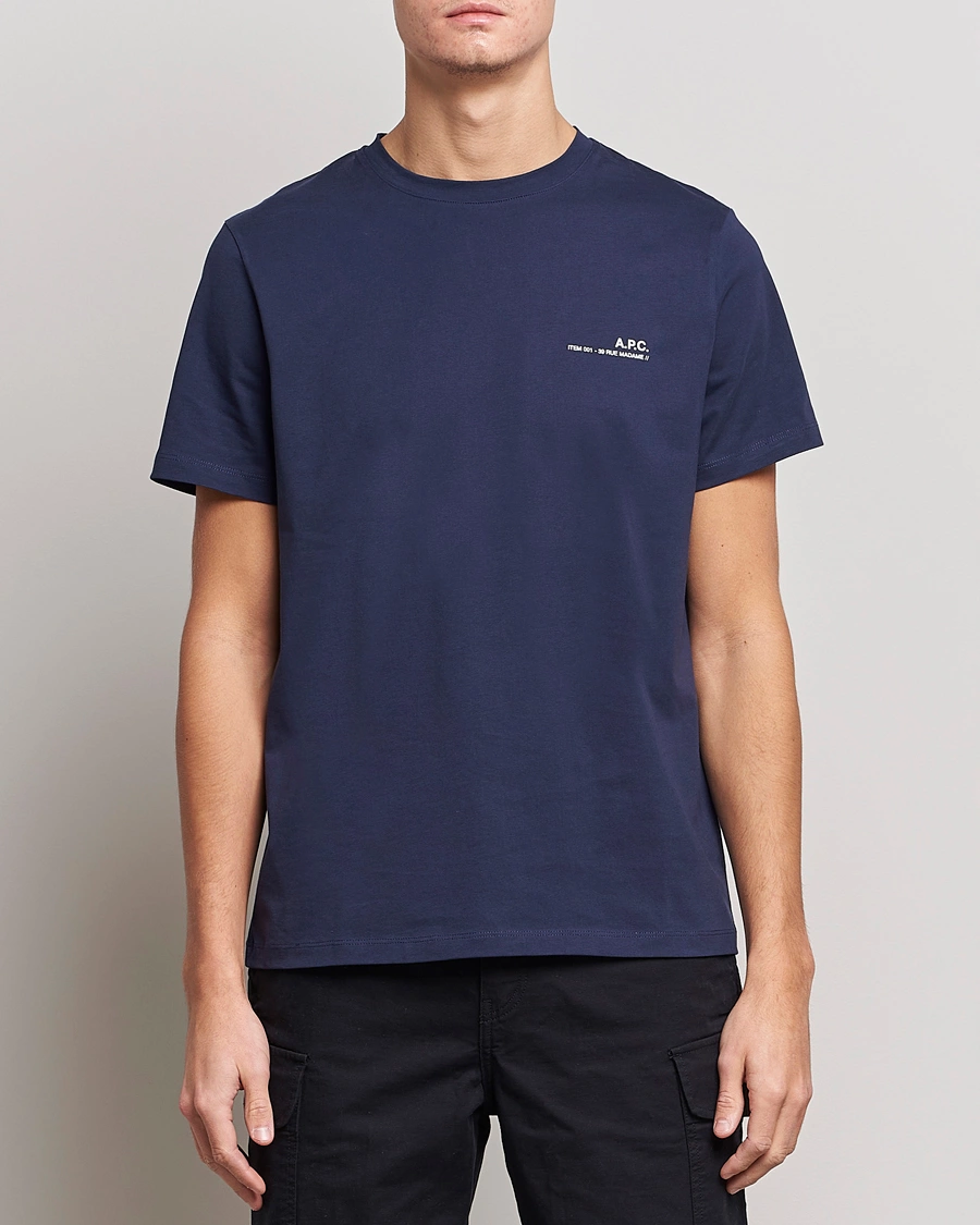 Herren | Kategorie | A.P.C. | Item T-Shirt Navy