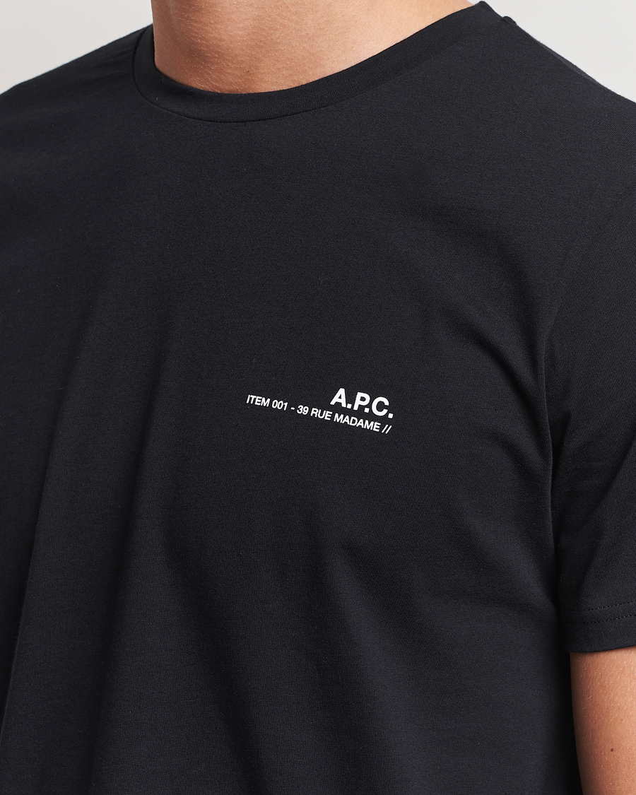 Herren | T-Shirts | A.P.C. | Item T-Shirt Black