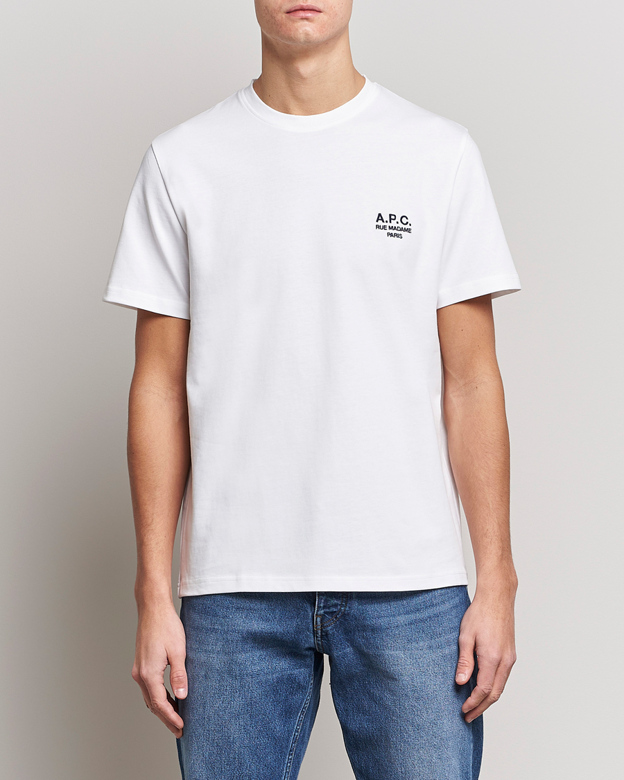 Herren | Weiße T-Shirts | A.P.C. | Raymond T-Shirt White