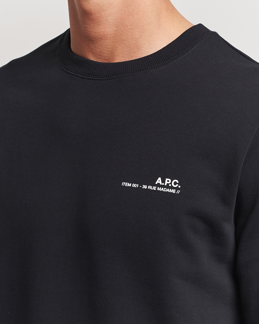 Herren | Pullover | A.P.C. | Item Sweatshirt Black