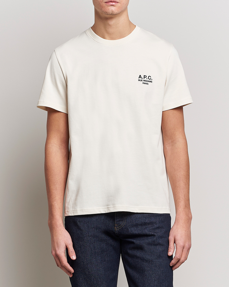 Herren | Weiße T-Shirts | A.P.C. | Raymond T-Shirt Off White