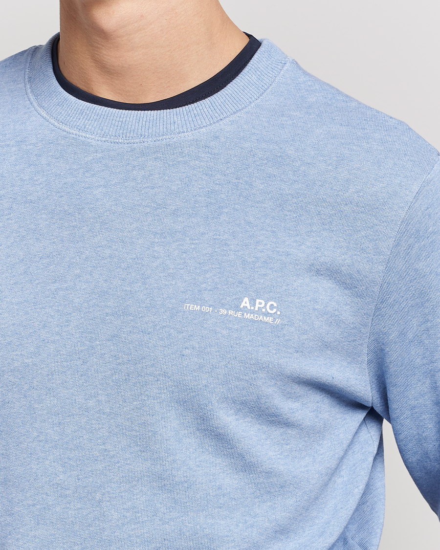 Herren | Pullover | A.P.C. | Item Sweatshirt Bleu Ciel