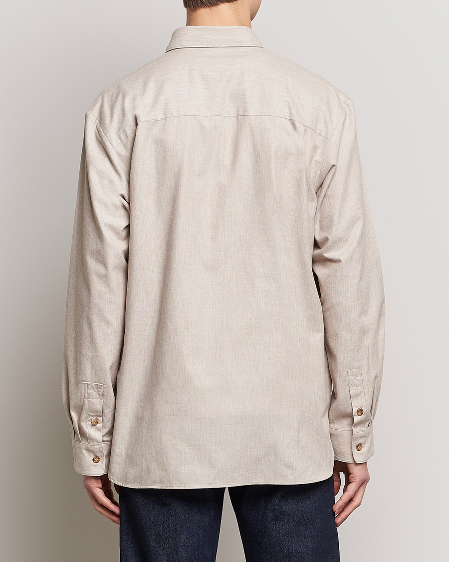 Herren | Hemden | A.P.C. | Marlo Flannel Shirt Heather Beige