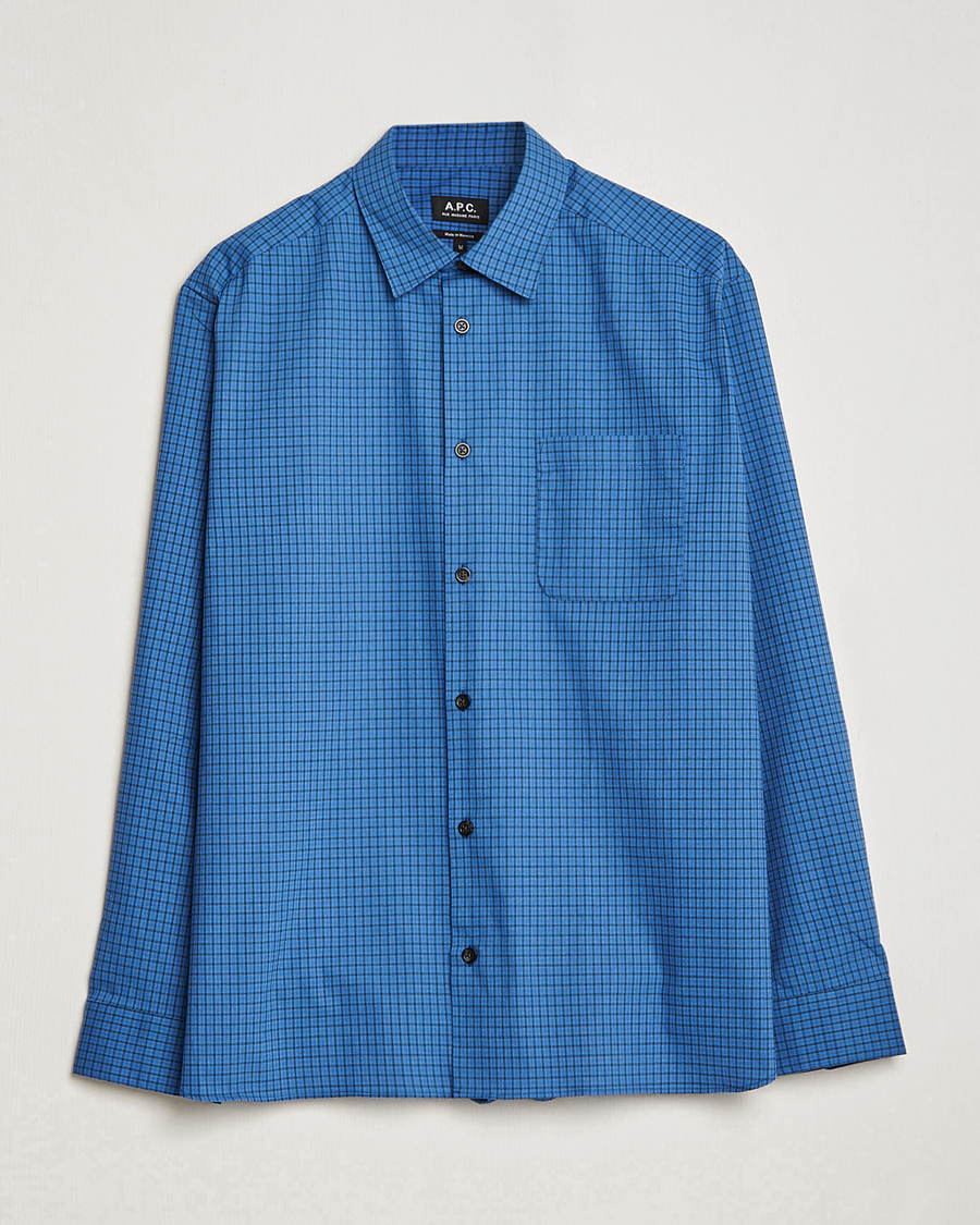 Herren | Hemden | A.P.C. | Marlo Casual Shirt Blue Check