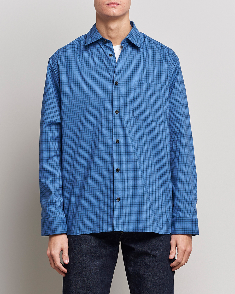 Herren |  | A.P.C. | Marlo Casual Shirt Blue Check