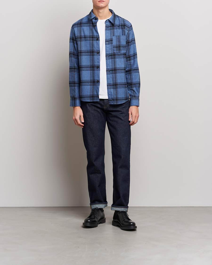 Herren | Hemden | A.P.C. | Trek Heavy Overshirt Blue Check
