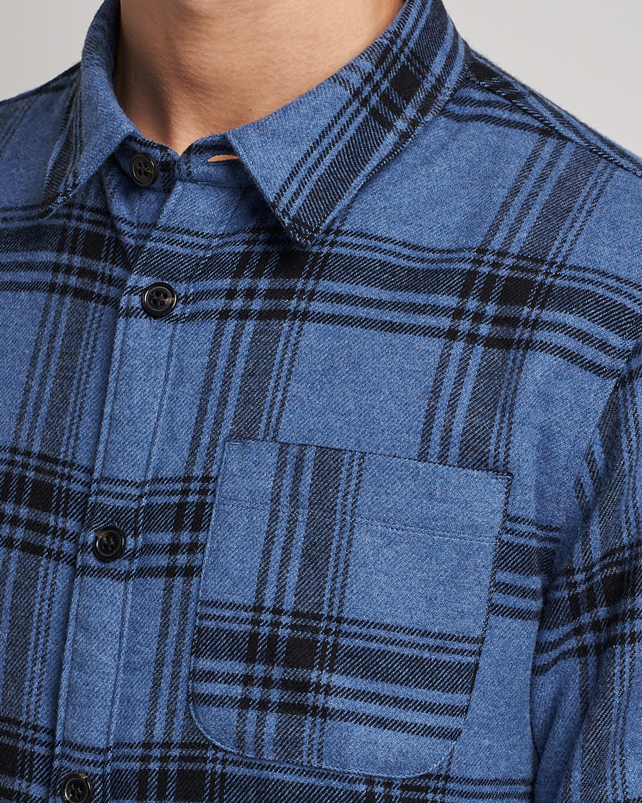 Herren | Hemden | A.P.C. | Trek Heavy Overshirt Blue Check