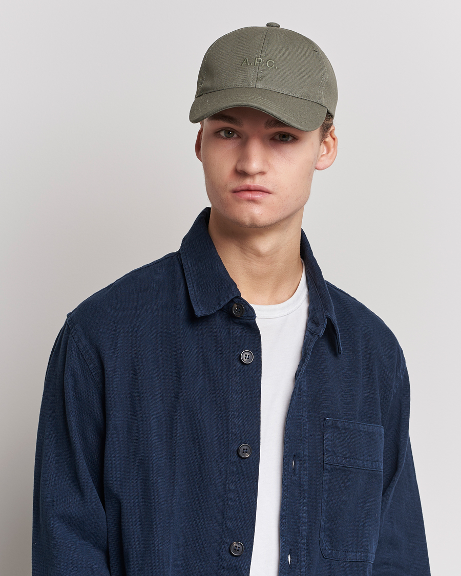 Herren | Caps | A.P.C. | Charlie Baseball Cap Khaki Green