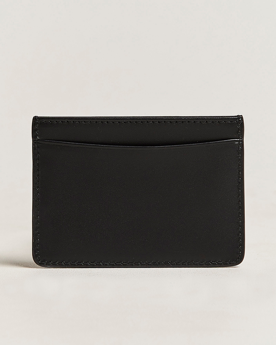 A.P.C. Calf Leather Card Holder Black bei Care of Carl