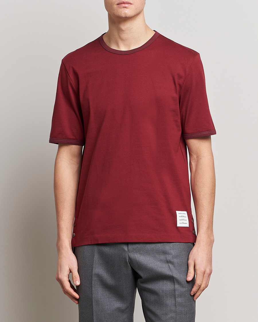 Herren | Thom Browne | Thom Browne | Jersey T-Shirt Burgundy