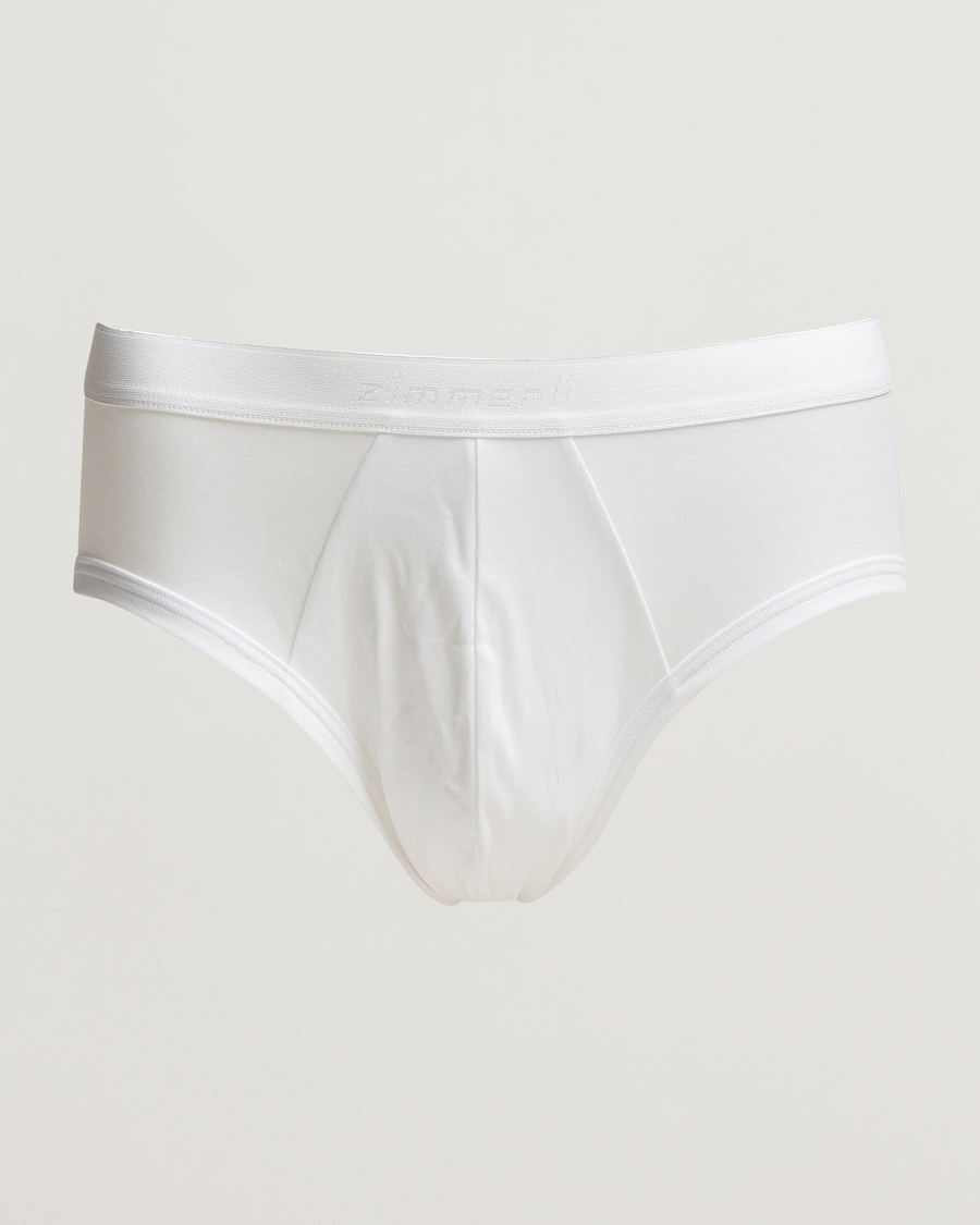 Herren | Unterwäsche | Zimmerli of Switzerland | Sea Island Cotton Briefs White