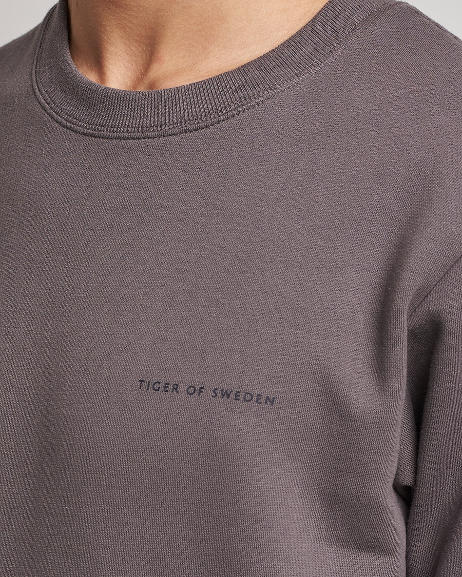 Herren | Pullover | Tiger of Sweden | Emerson Cotton Sweatshirt Ash Grey