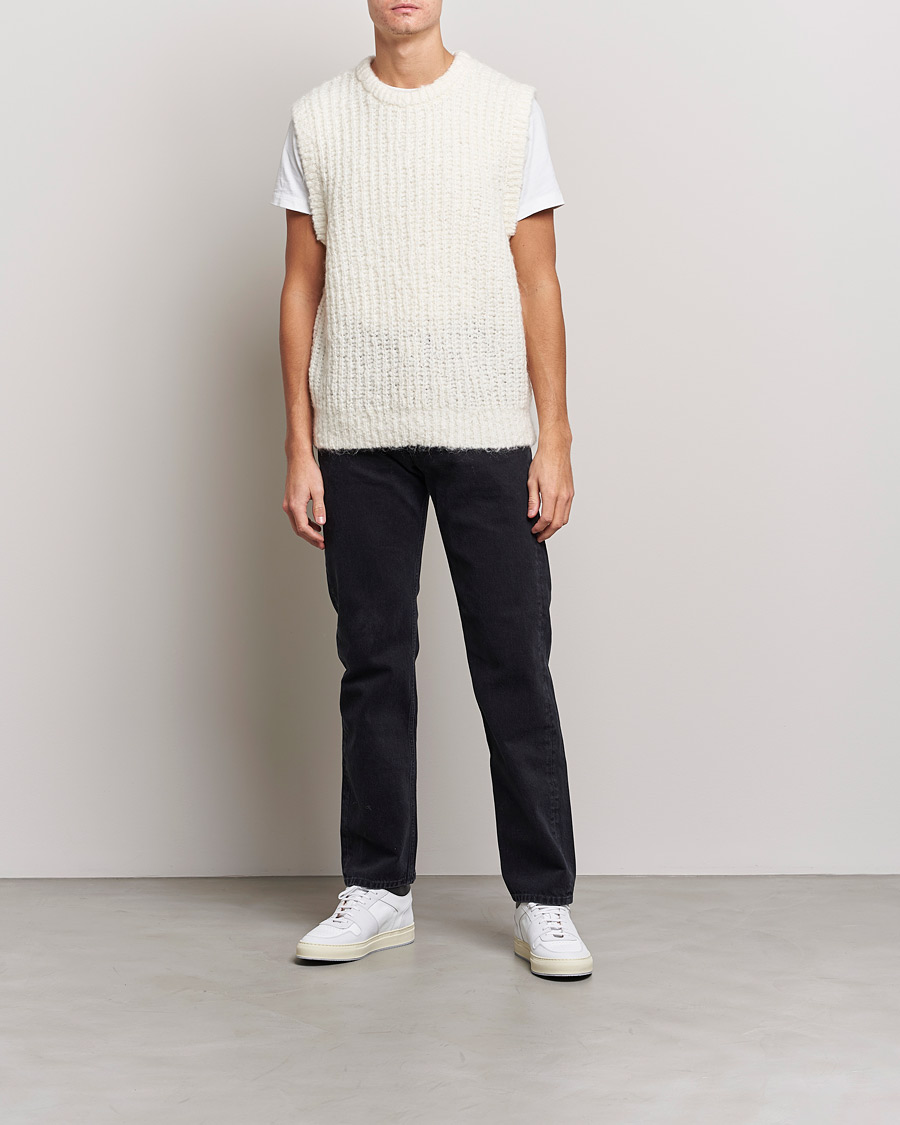 Herren | Pullover | J.Lindeberg | Alfons Wool Slipover Cloud White