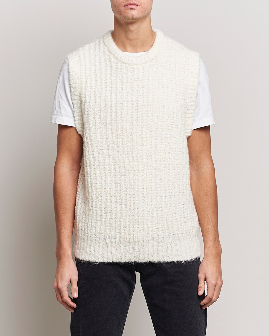 Herren |  | J.Lindeberg | Alfons Wool Slipover Cloud White