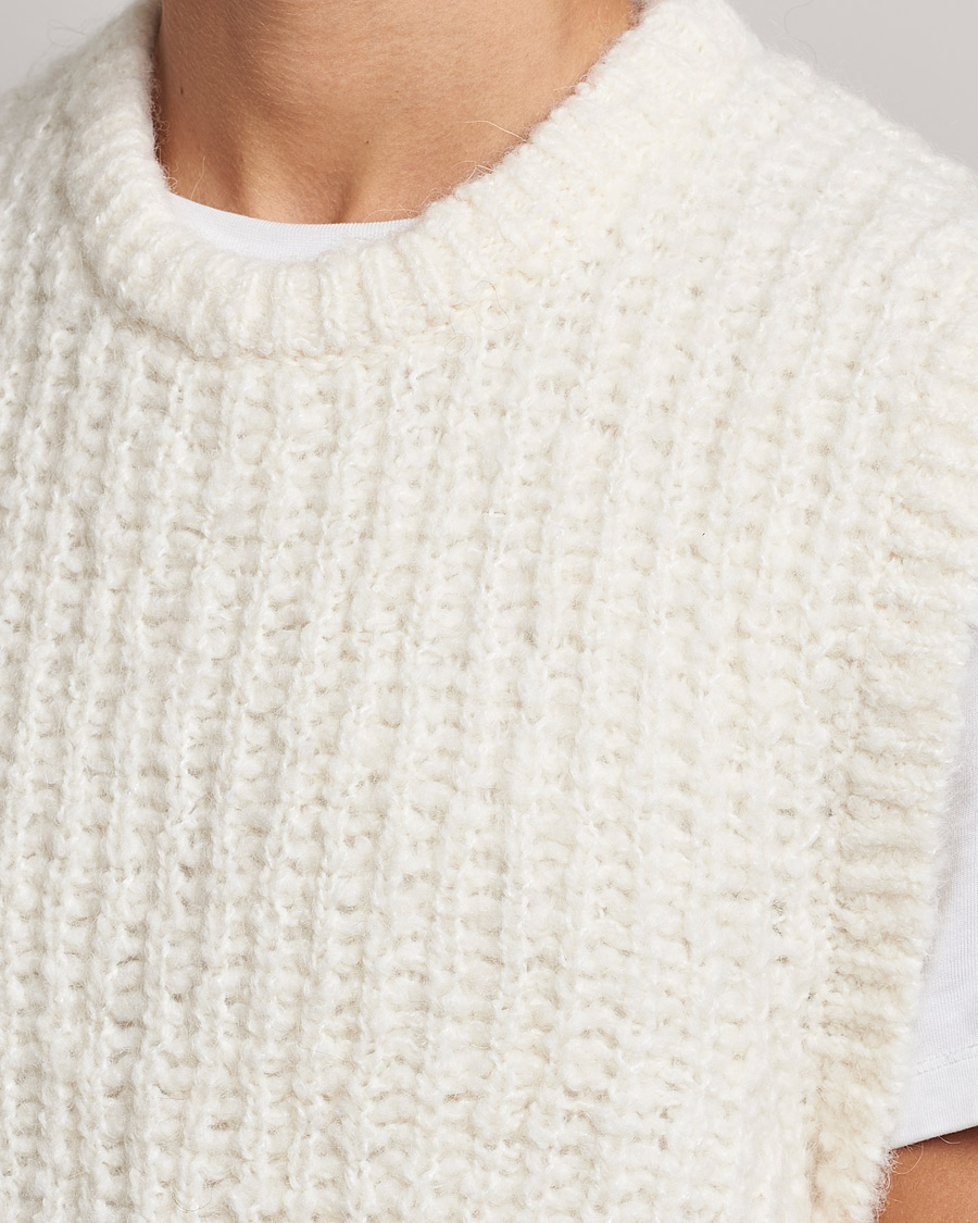 Herren | Pullover | J.Lindeberg | Alfons Wool Slipover Cloud White