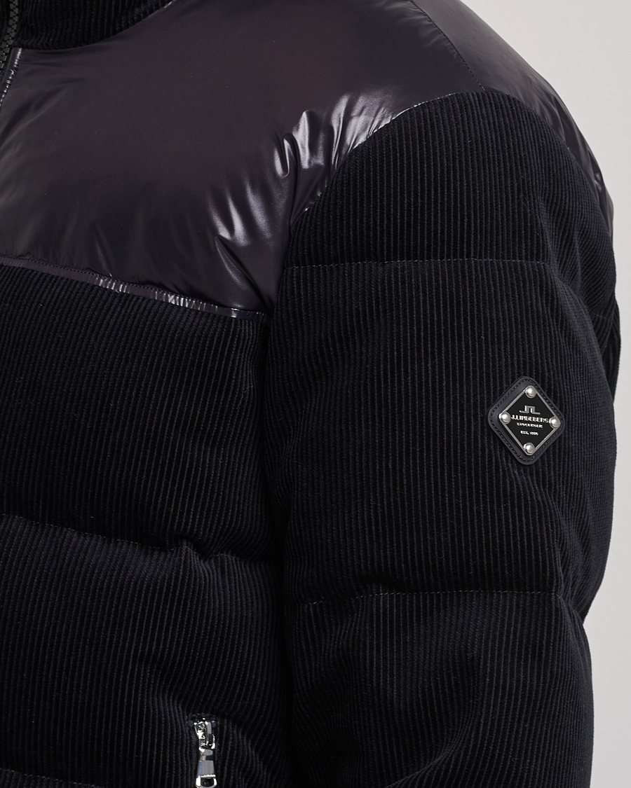 Herren | Jacken | J.Lindeberg | Baker Cord Down Jacket Black