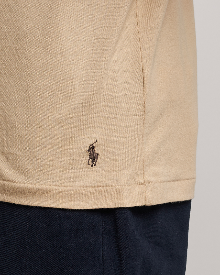 Herren | T-Shirts | Polo Ralph Lauren | 3-Pack Crew Neck T-Shirt Grey/Navy/Sand Dune
