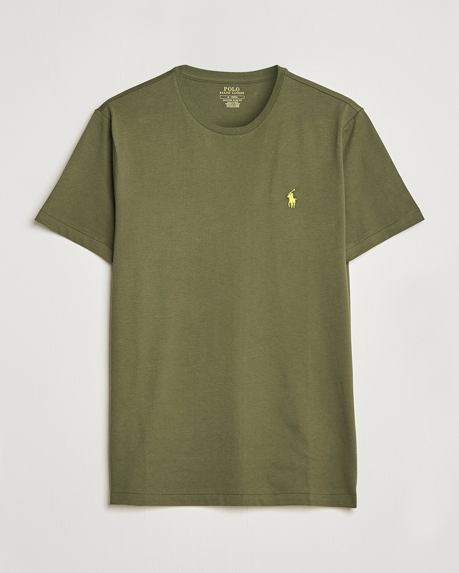 Herren | T-Shirts | Polo Ralph Lauren | Crew Neck T-Shirt Dark Sage