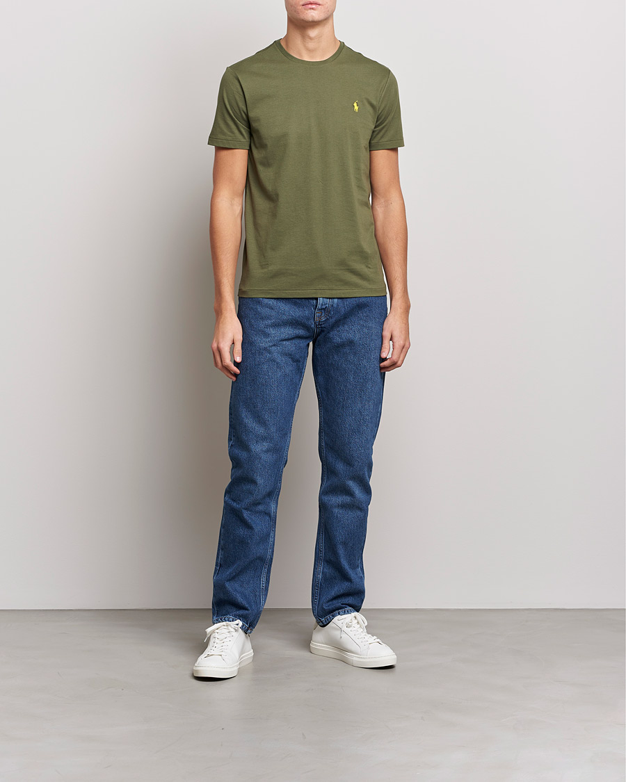 Herren | T-Shirts | Polo Ralph Lauren | Crew Neck T-Shirt Dark Sage