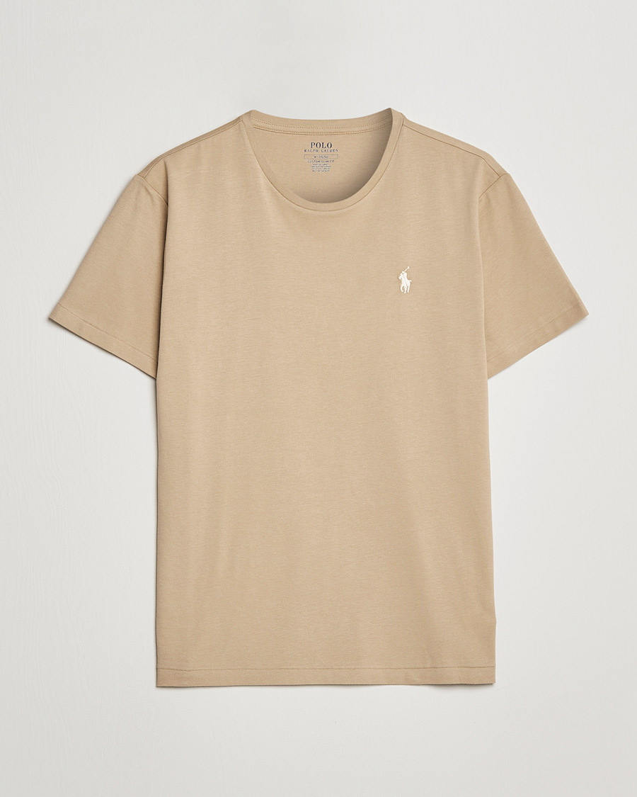 Herren | T-Shirts | Polo Ralph Lauren | Crew Neck T-Shirt Coastal Beige