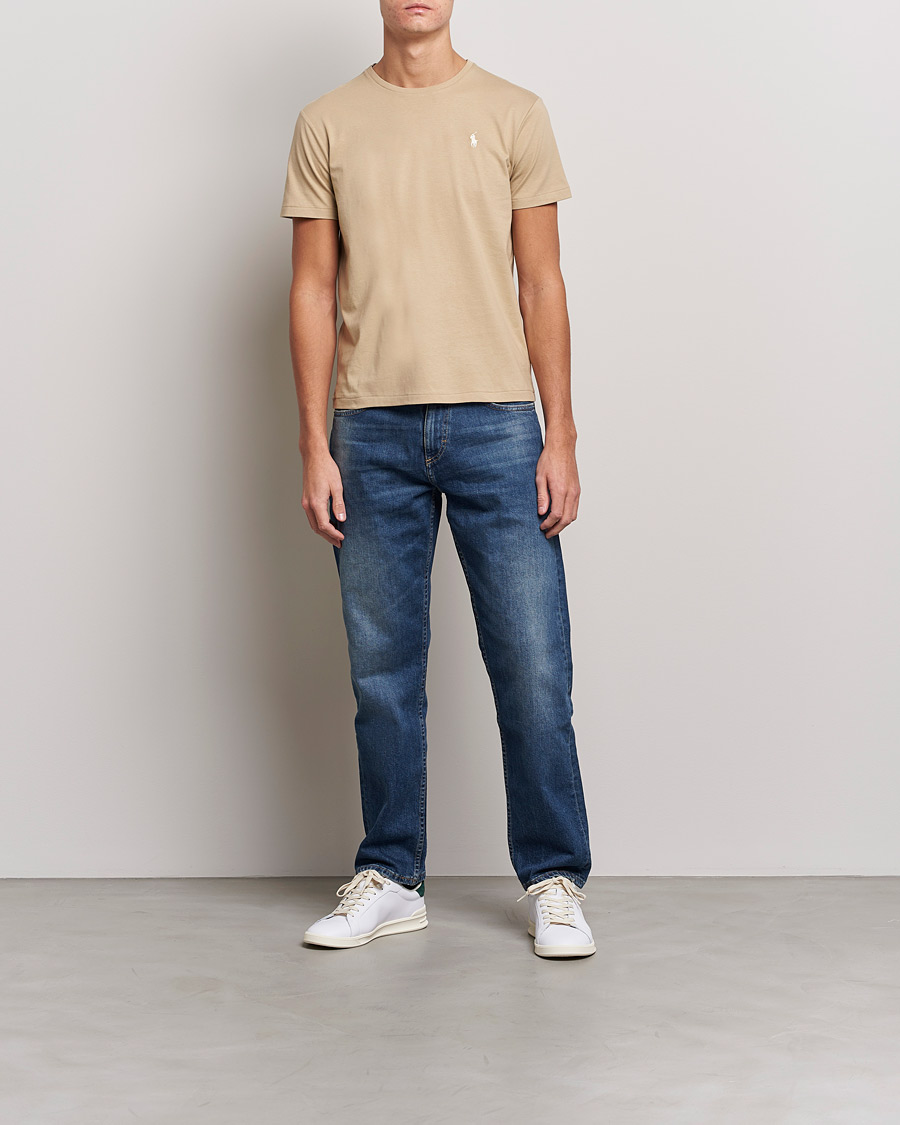 Herren | T-Shirts | Polo Ralph Lauren | Crew Neck T-Shirt Coastal Beige