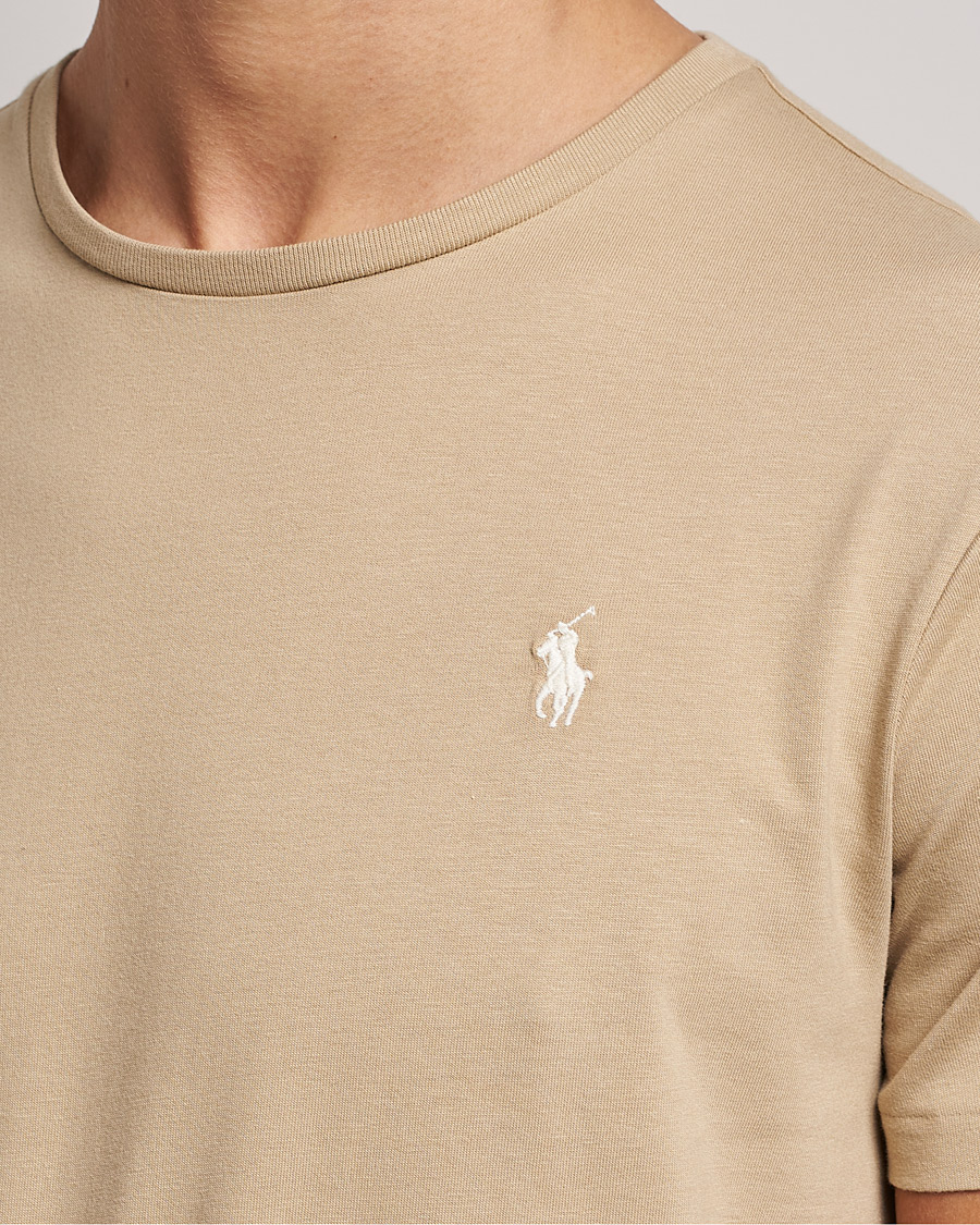 Herren | T-Shirts | Polo Ralph Lauren | Crew Neck T-Shirt Coastal Beige