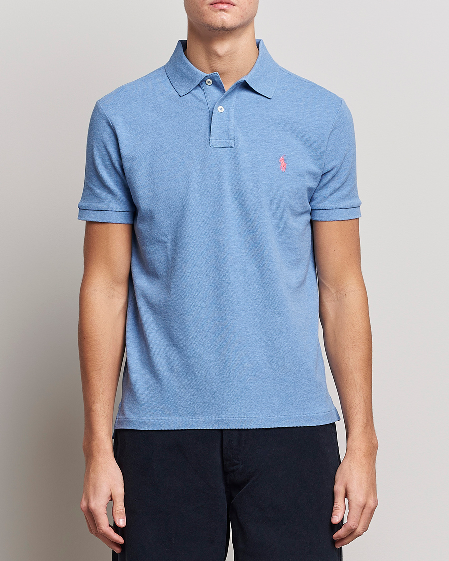 Herren |  | Polo Ralph Lauren | Custom Slim Fit Polo Soft Royal Heather
