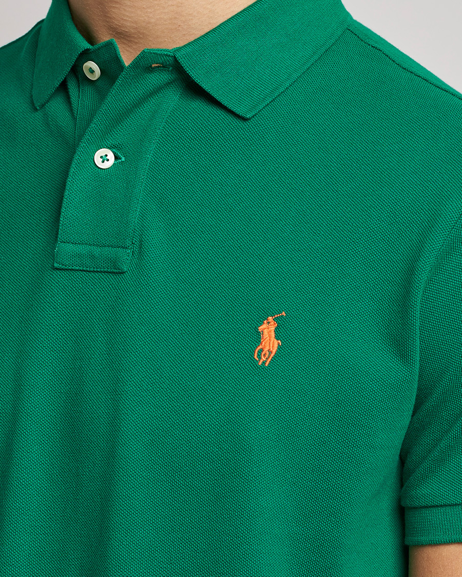 Herren | Poloshirt | Polo Ralph Lauren | Custom Slim Fit Polo Primary Green