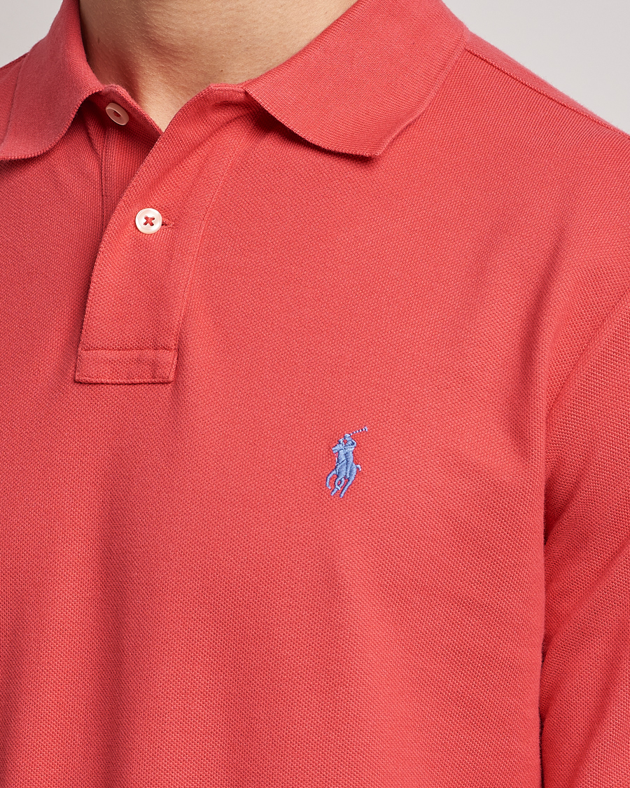 Herren | Pullover | Polo Ralph Lauren | Custom Slim Fit Long Sleeve Polo Starboard Red