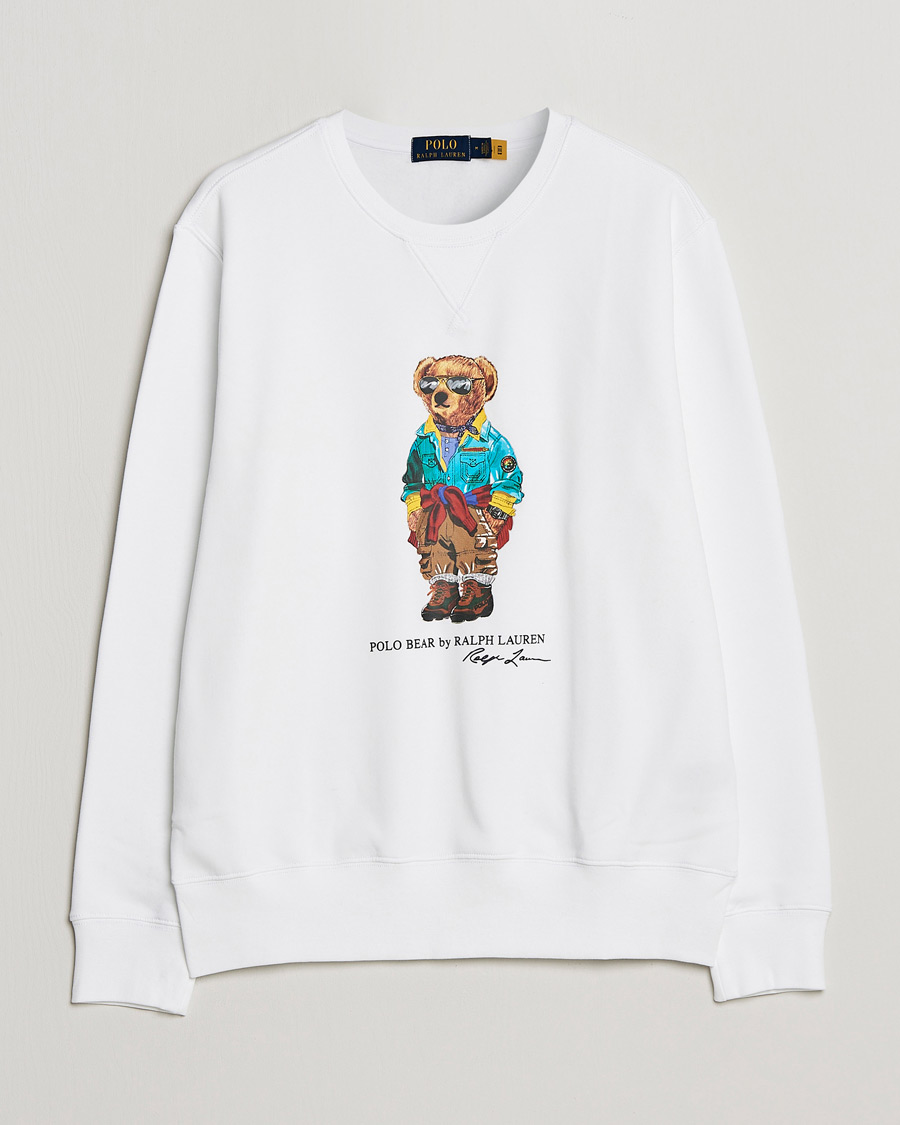 Herren | Pullover | Polo Ralph Lauren | Magic Fleece Printed Bear Sweatshirt Coastal Beige