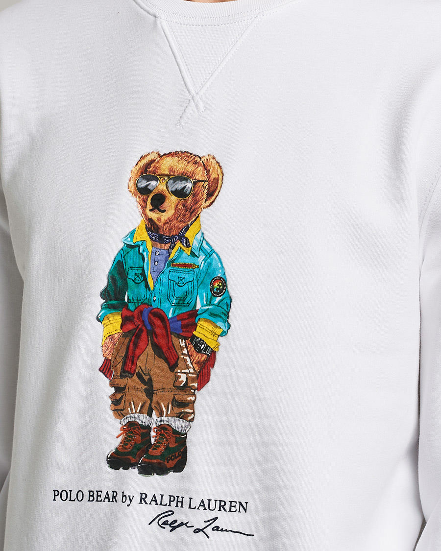 Herren | Pullover | Polo Ralph Lauren | Magic Fleece Printed Bear Sweatshirt Coastal Beige
