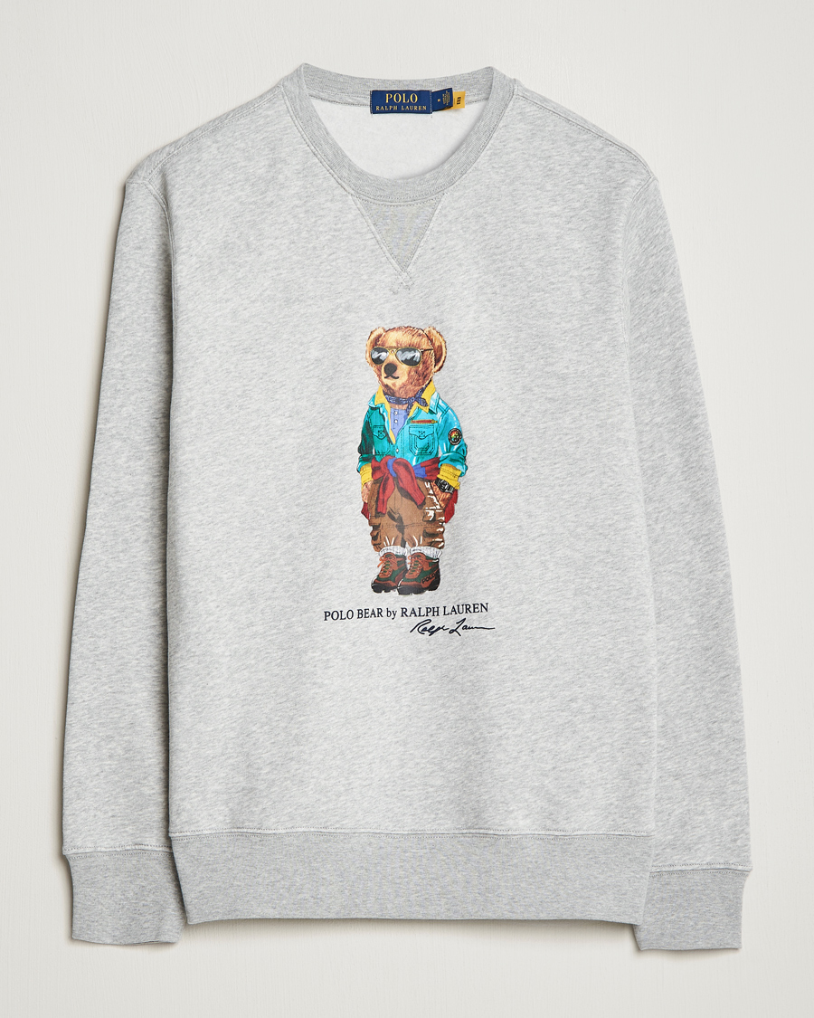Herren | Pullover | Polo Ralph Lauren | Magic Fleece Printed Bear Sweatshirt Andover Heather