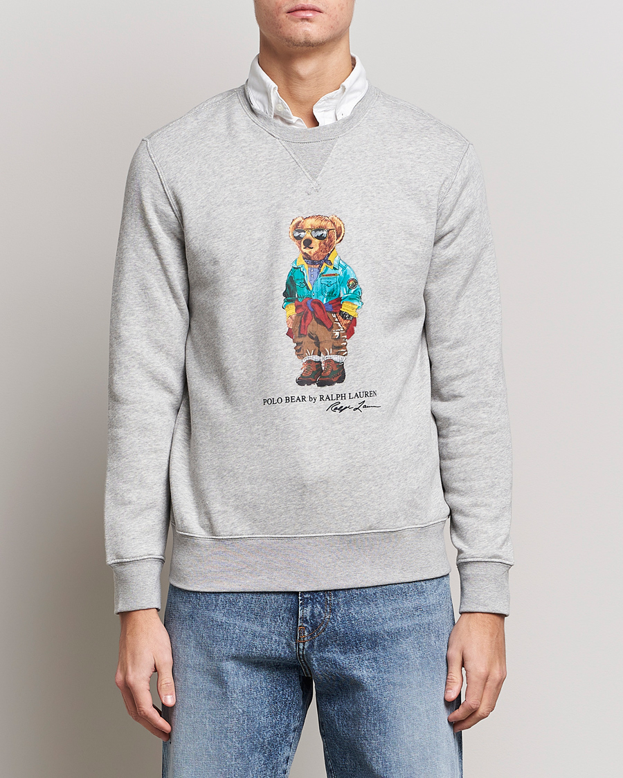 Herren |  | Polo Ralph Lauren | Magic Fleece Printed Bear Sweatshirt Andover Heather