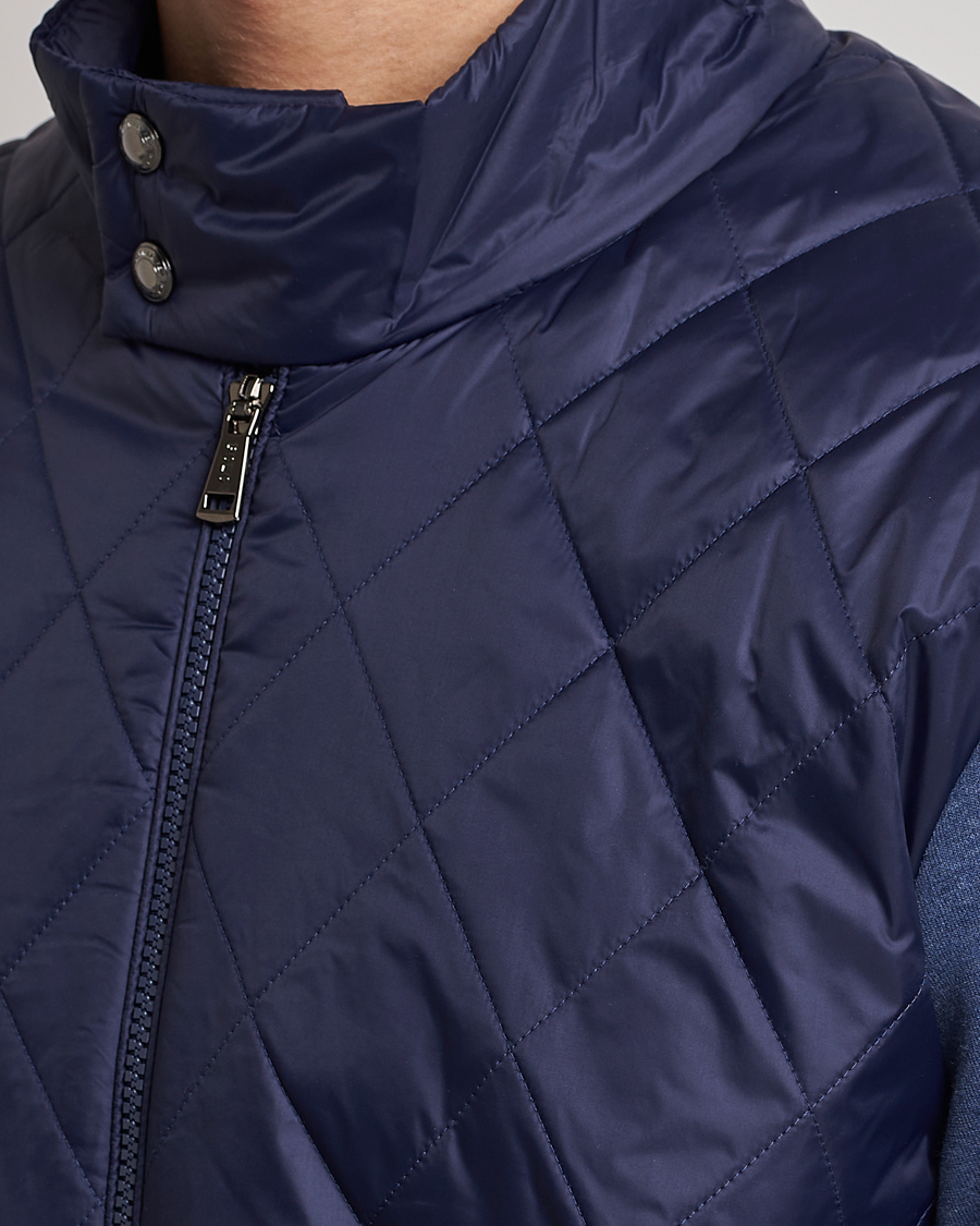 Herren | Pullover | Polo Ralph Lauren | Tech Double Knit Hybrid Full Zip Newport Navy