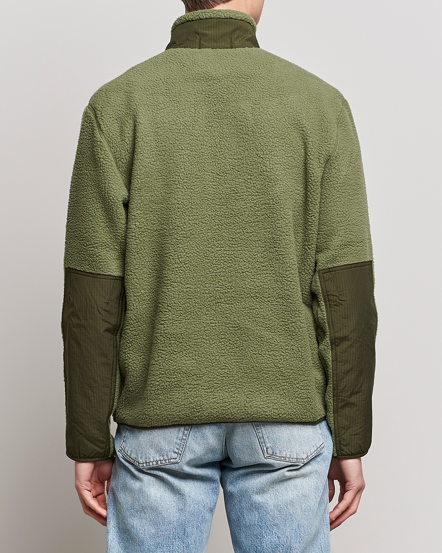 Herren | Pullover | Polo Ralph Lauren | Curly Sherpa Half Zip Company Olive