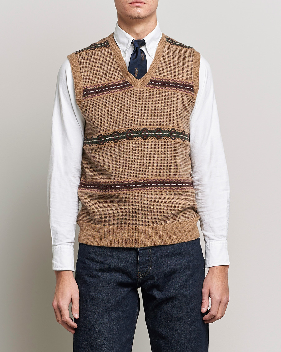 Herren | Pullover | Polo Ralph Lauren | Wool Fairisle Vest Camel
