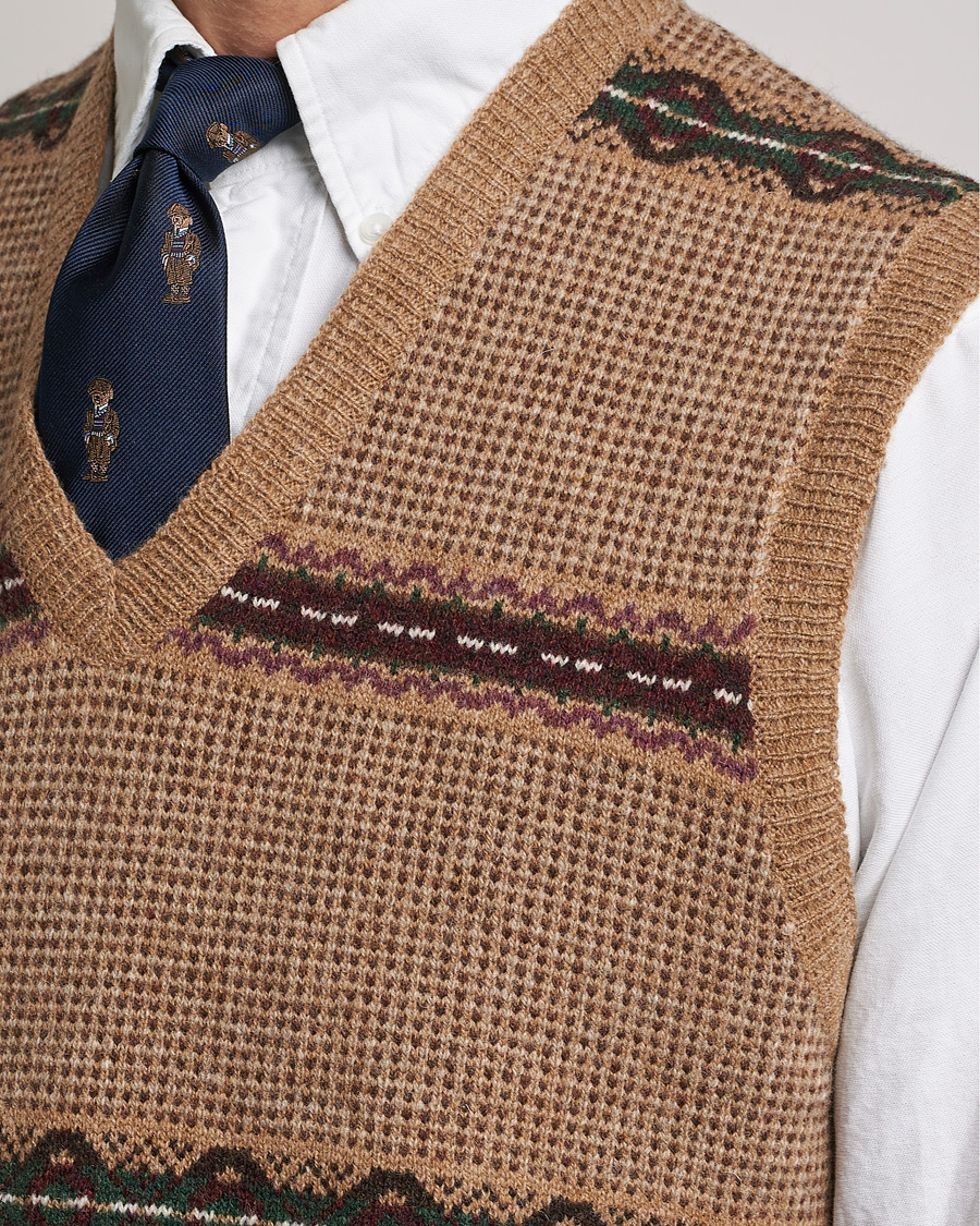 Herren | Pullover | Polo Ralph Lauren | Wool Fairisle Vest Camel