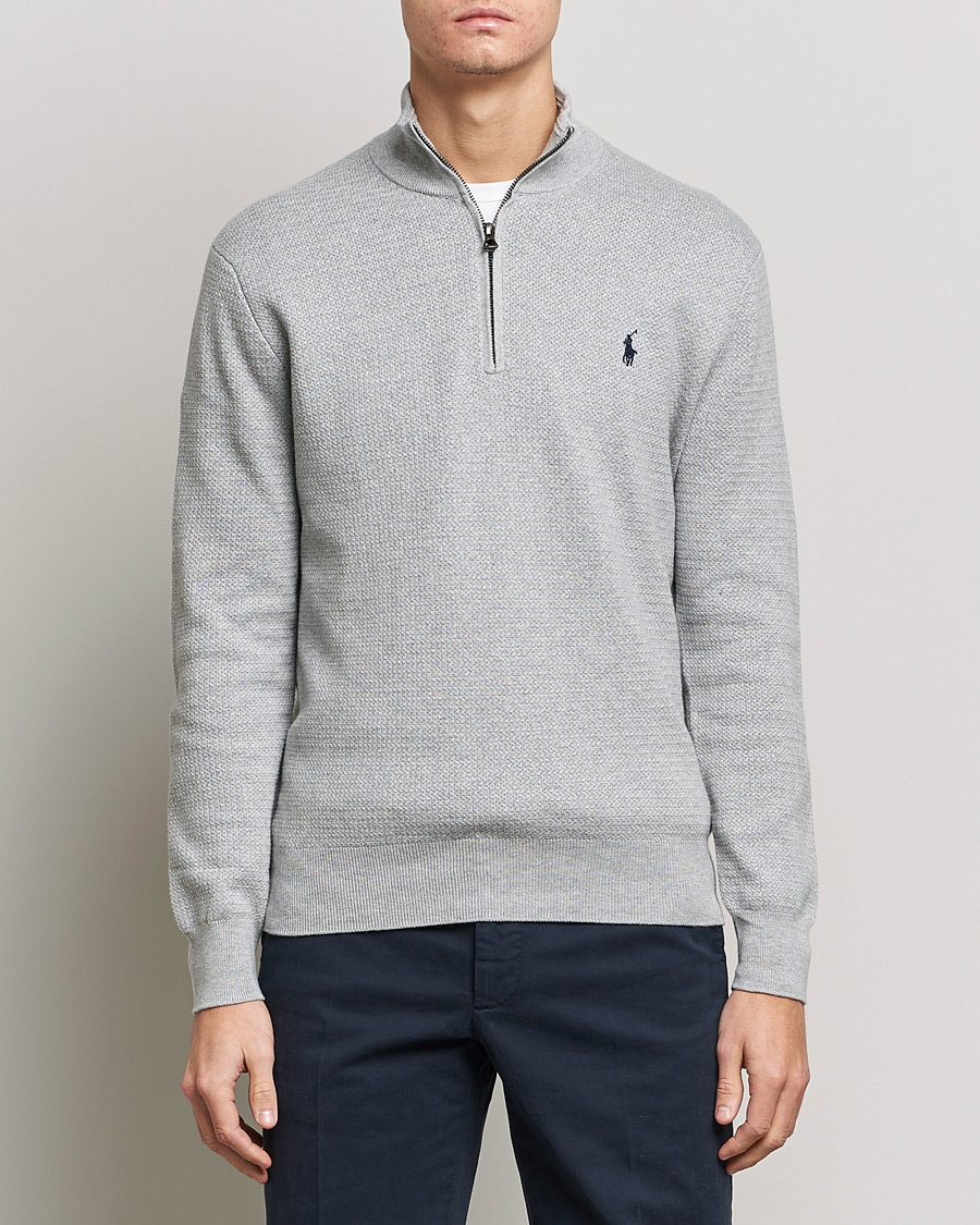 Herren |  | Polo Ralph Lauren | Textured Half Zip Andover Heather