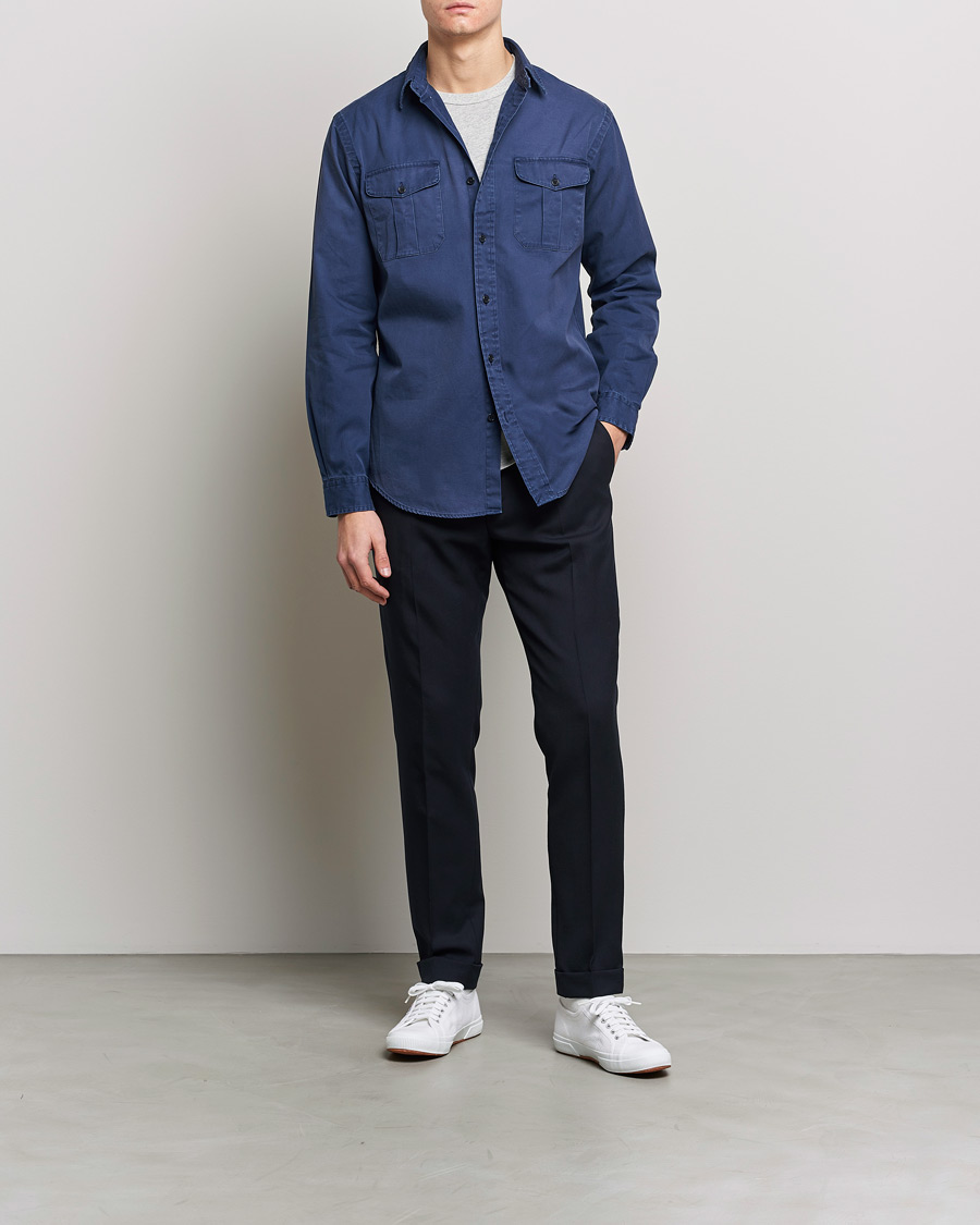 Herren | Hemden | Polo Ralph Lauren | Classic Fit Twill Shirt Newport Navy
