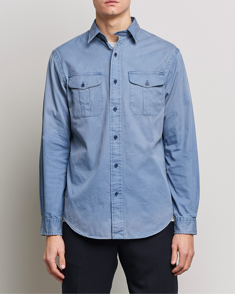 Herren | Hemden | Polo Ralph Lauren | Classic Fit Twill Shirt Carson Blue