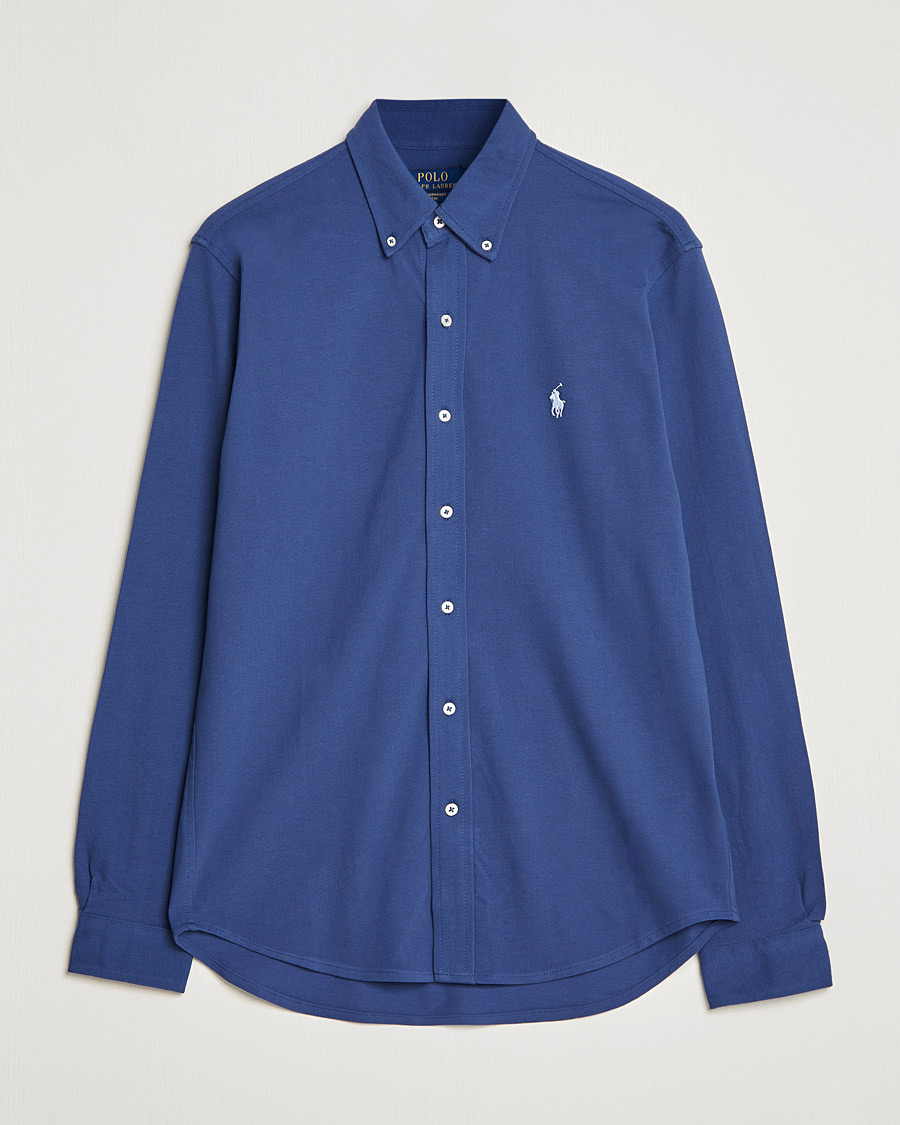 Herren | Hemden | Polo Ralph Lauren | Featherweight Mesh Shirt Light Navy